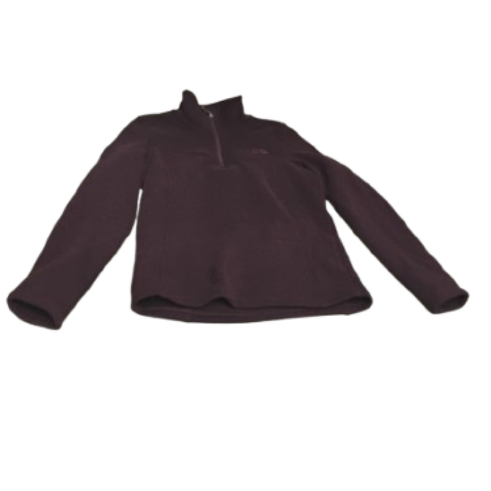 The North Face Womens Purple Fleece Quarter Zip Pullover Sz M
